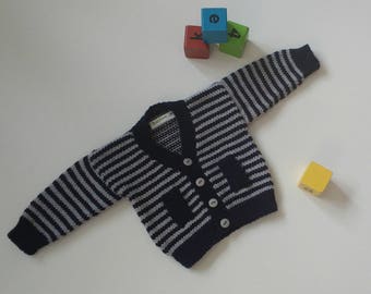 Knitting Pattern for Simple Baby Cardigan | Etsy UK