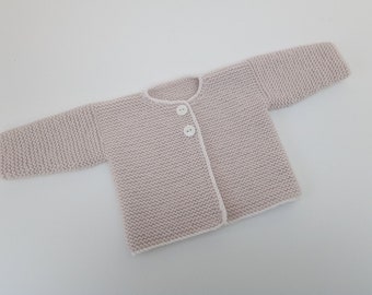 Knitting pattern for Emily Baby Cardigan