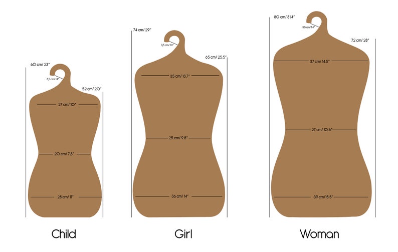 10 Cardboard swimsuit hanger body shape hanger one piece Etsy
