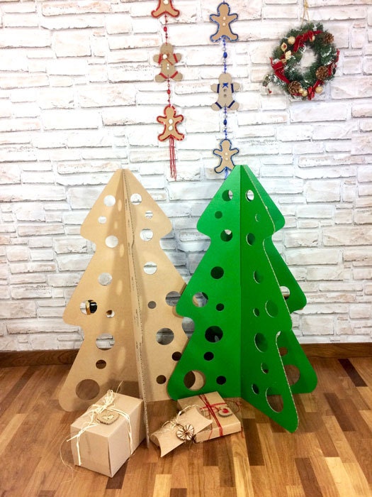 2022 Christmas Tree Pickup In Montara Ca 40 Cardboard Christmas Tree Modern Holiday Tree Eco | Etsy New Zealand