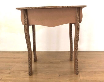 Display table, Cardboard table, table top, collapsible display, coffee display table, retail display table, flat furniture