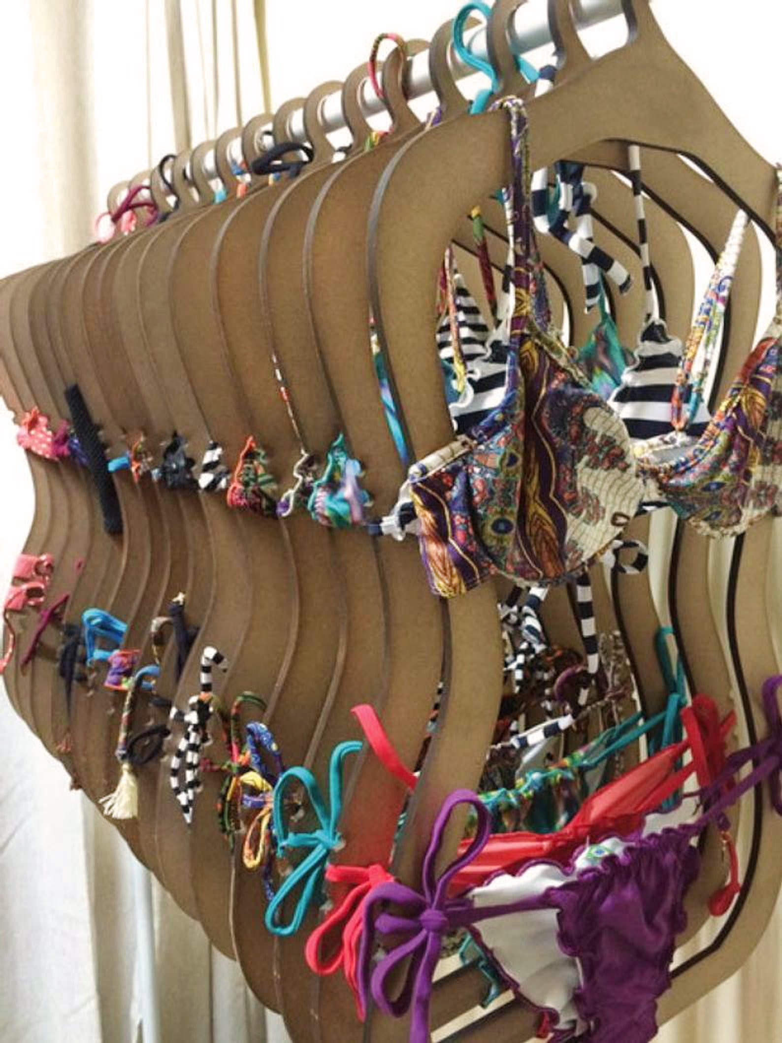 3 Cardboard swimsuit hangers body form hanger bikini hanger Etsy