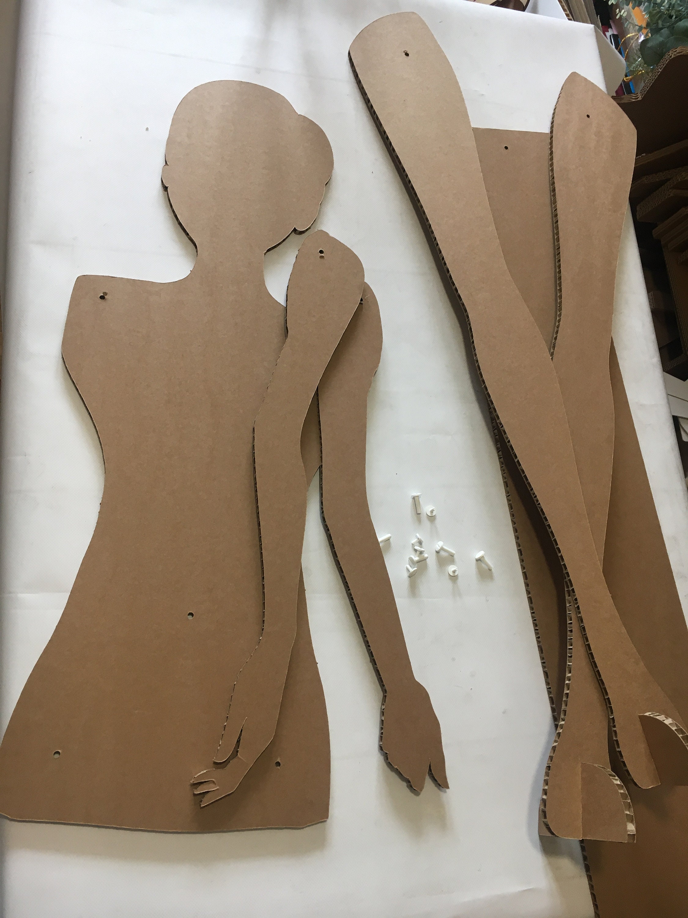 Cardboard Mannequin Removable Female Mannequin Male Etsy
