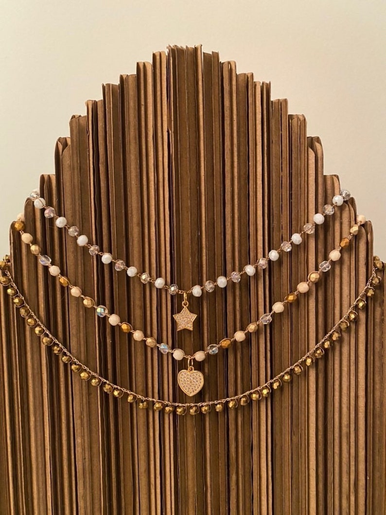 Necklace Display Stand Cardboard Necklace Holder Boho Jewelry Etsy