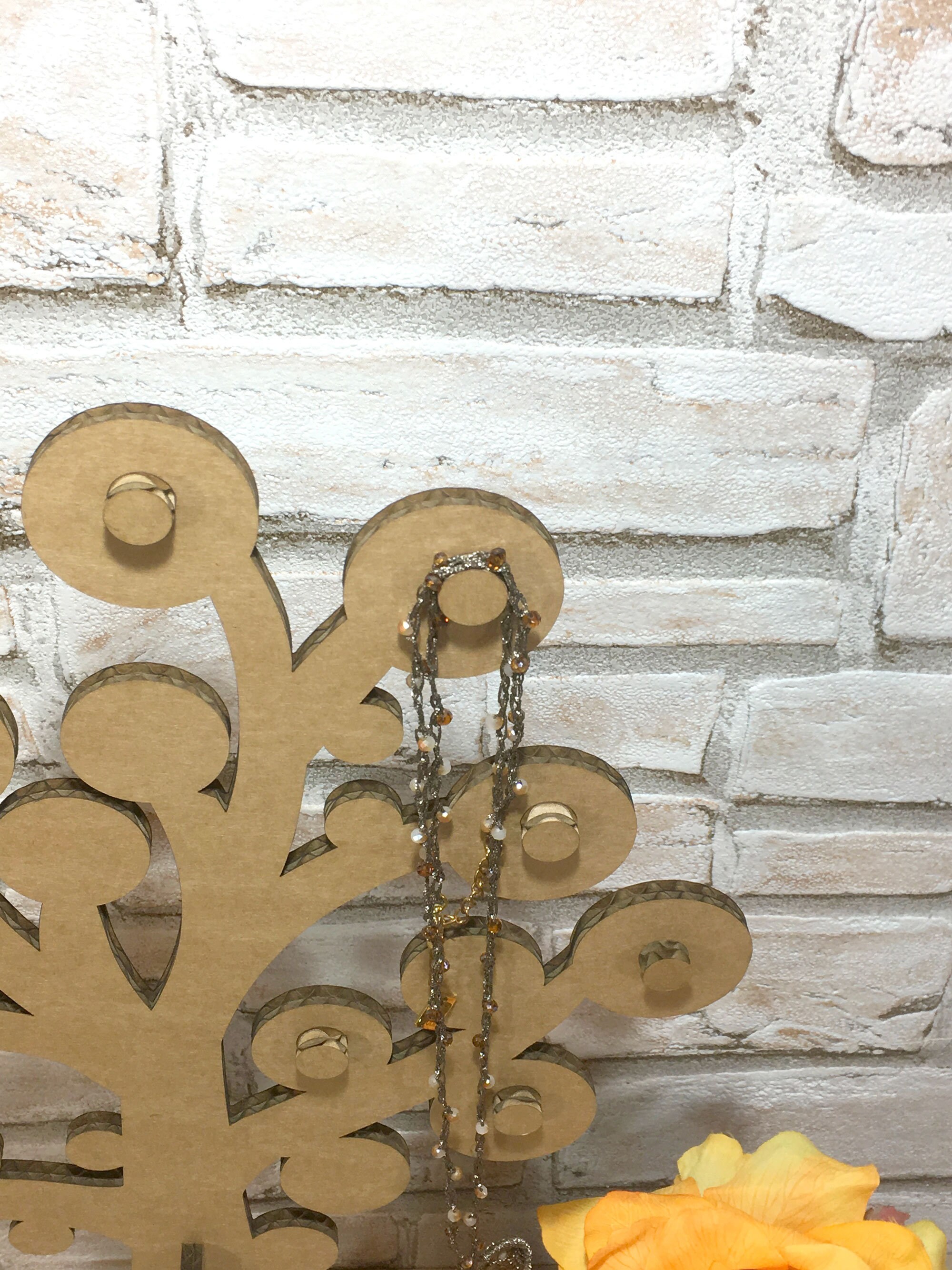 Cardboard Jewelry Tree Stand Jewelry Display Necklace Tree Etsy