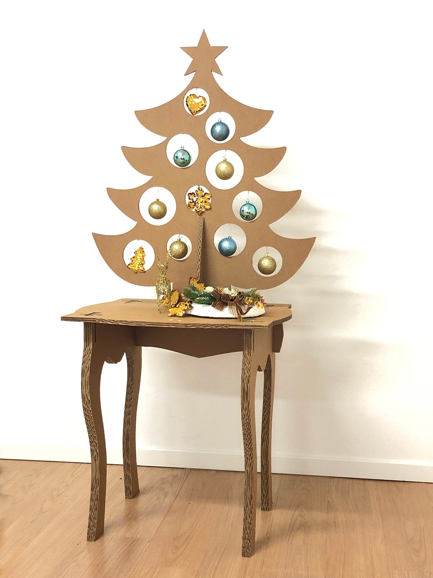 Cardboard stand up christmas tree Clearance