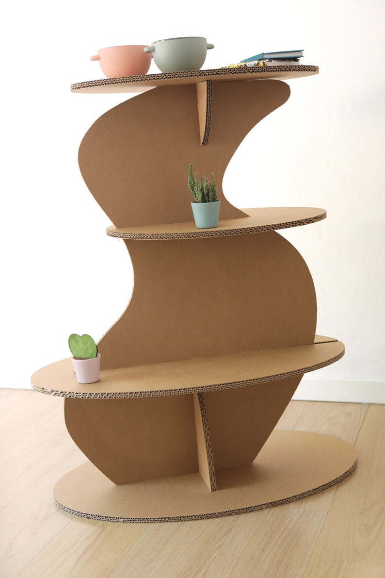 Cardboard Display Shelf Jewelry Display Holder Open Shelving Etsy