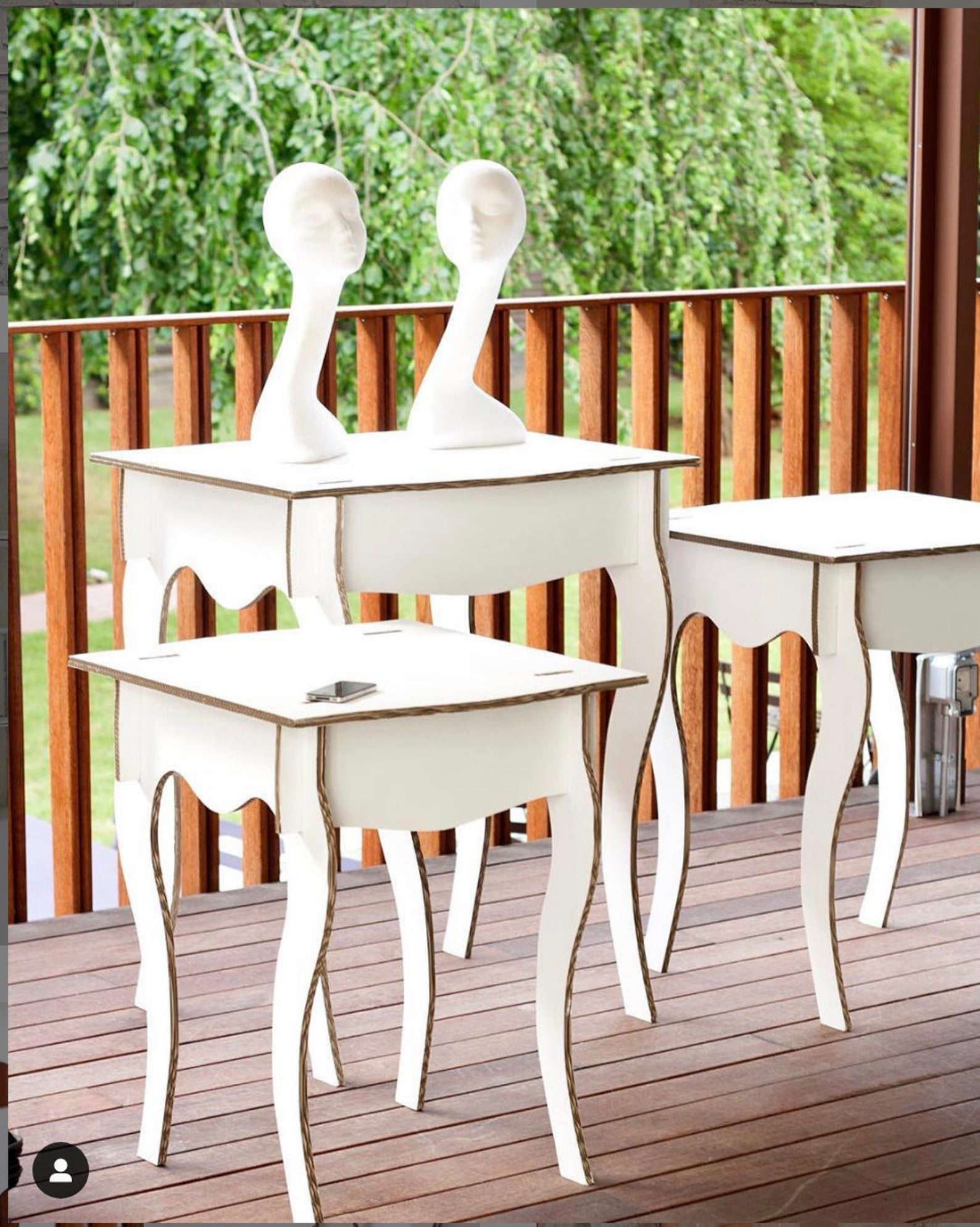 Cardboard Display Table Baroque Cardboard Display Table Foldable, Portable, for Trade Fairs and ...