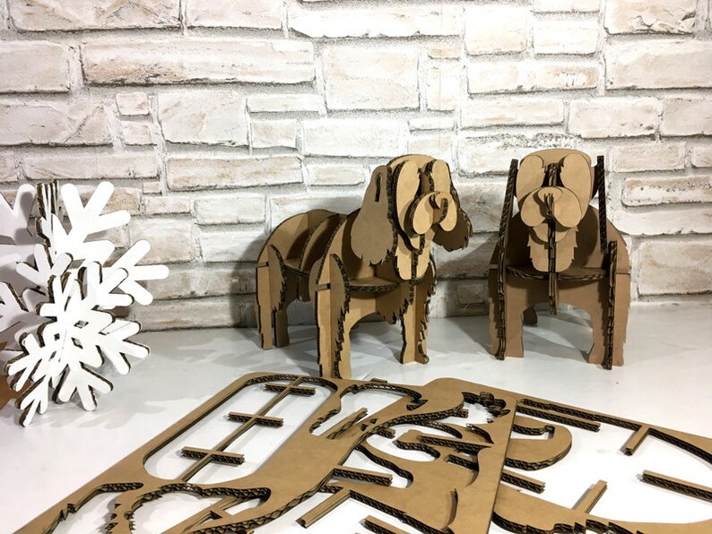 Cavalier King regalo cane di cartone accessori da ...