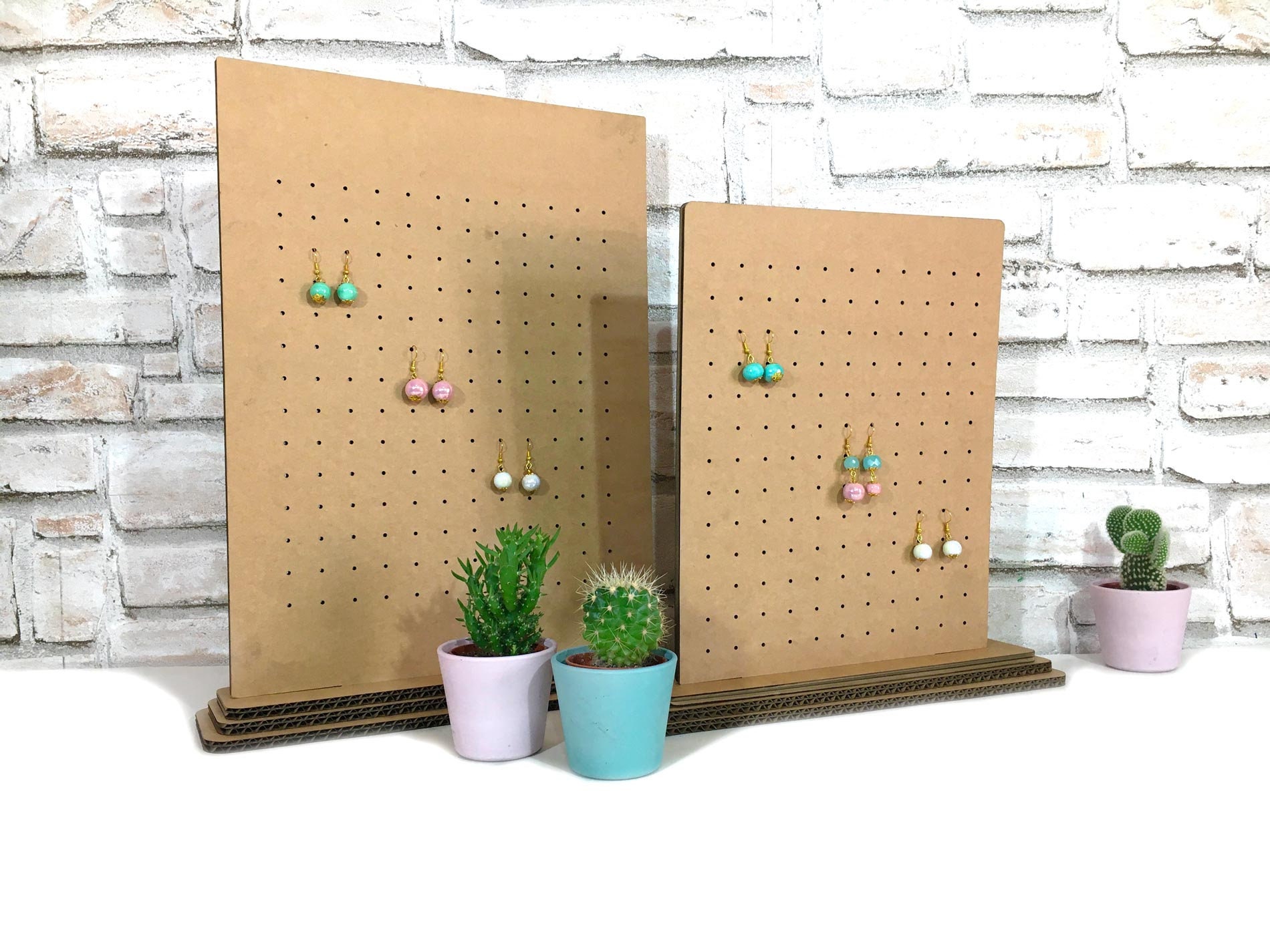 Earrings displays stand cardboard earrings holder stud post Etsy