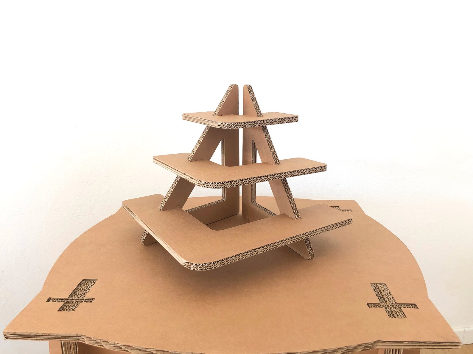 Cardboard Display Shelf Market Stall Display Tiered Display Etsy UK