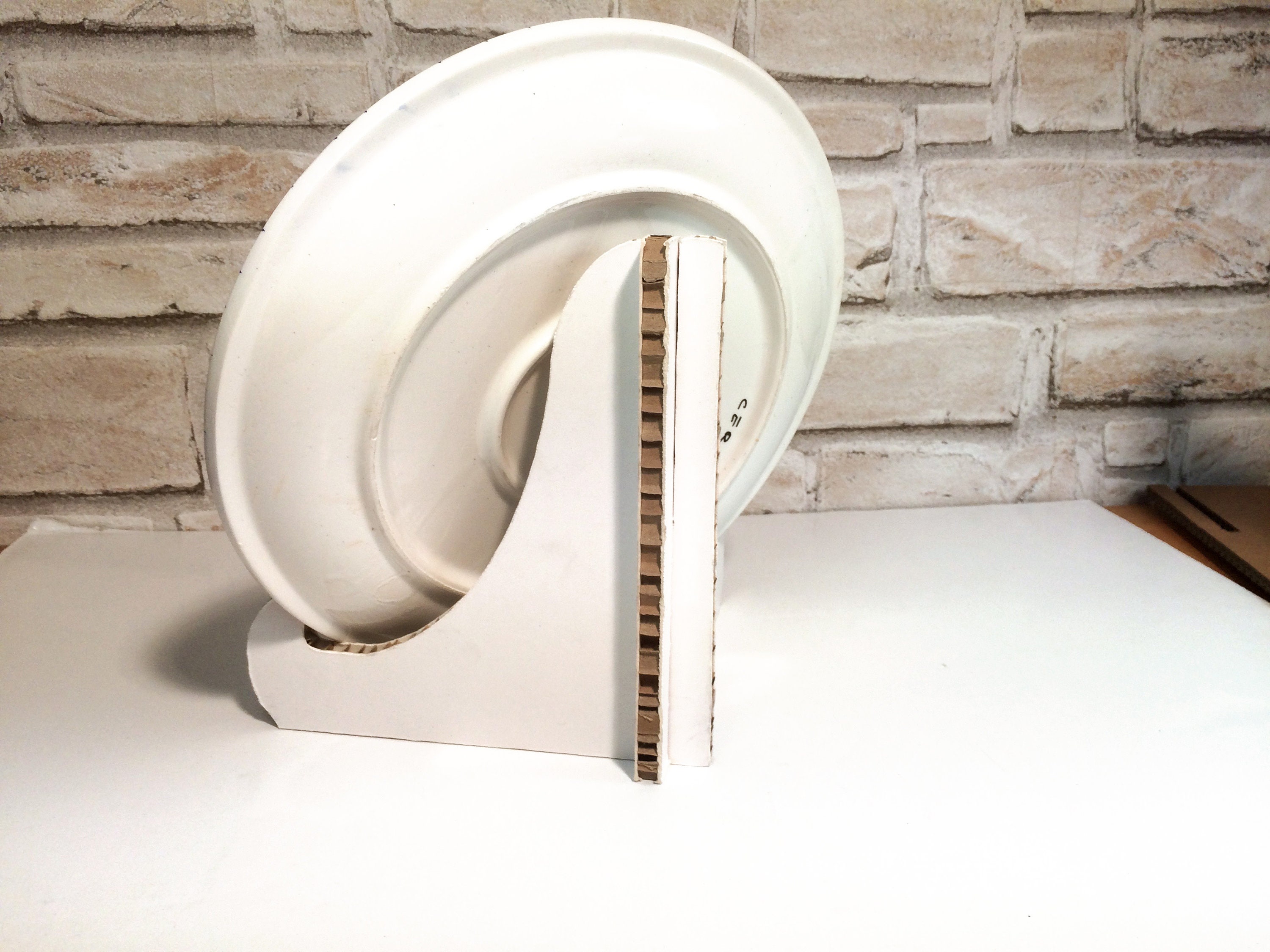 3 Plate Stand Cardboard display Easel Plate Display Stand Etsy