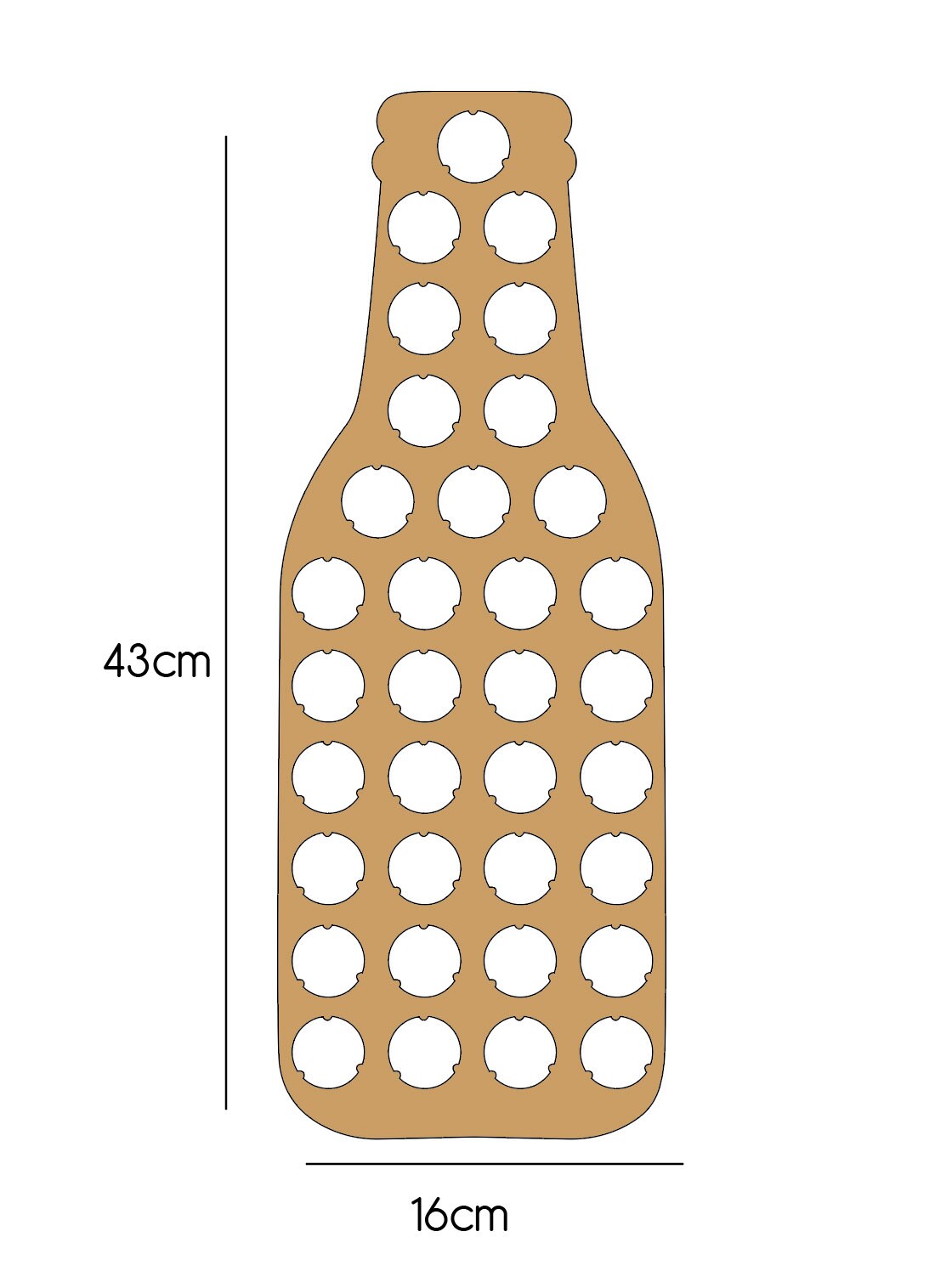 48 Decorazioni Torta A Forma Di Bottiglia Di Birra - Daimay - Foto 10
