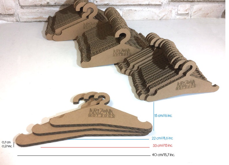 10 Cardboard baby hangers kids clothes hanger baby shower Etsy