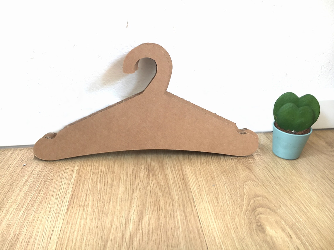 100 Cardboard clothes hanger personalized hanger cardboard Etsy
