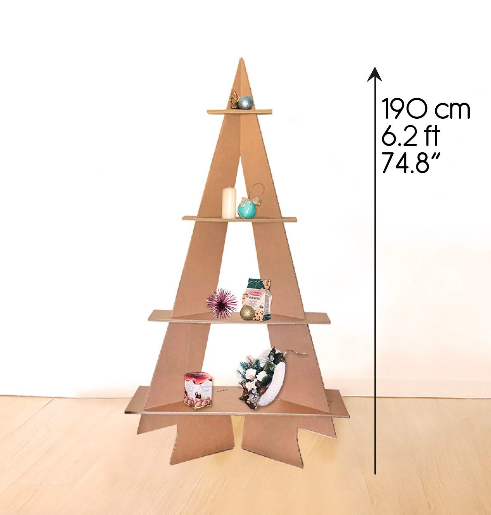 Big Christmas Tree Display Shelf Holiday Retail Display Case Etsy