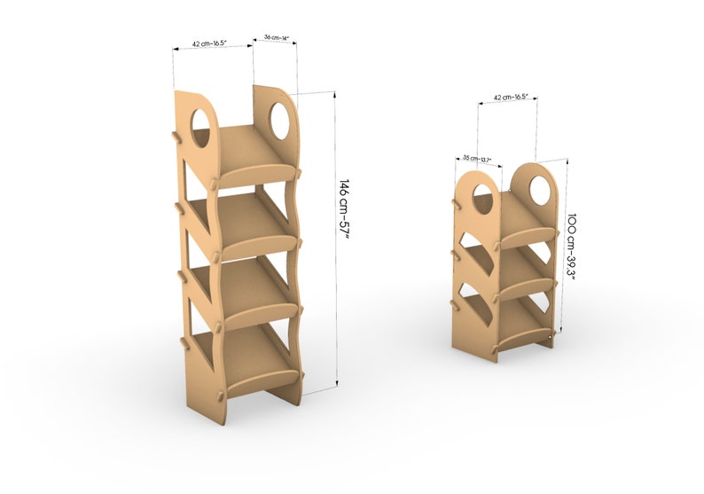 Cardboard Display Shelf Vendor Display Market Display Etsy