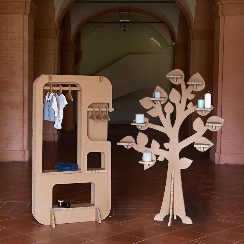 Cardboard Clothing Rack - Etsy