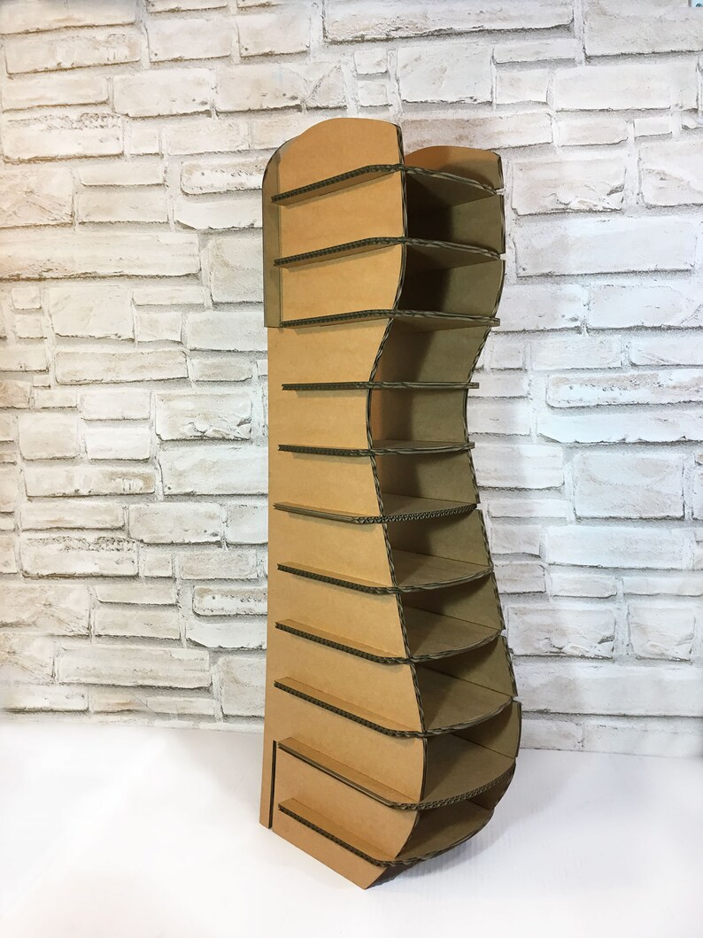 Merchandise Display Cardboard Shelf Product Display for Etsy