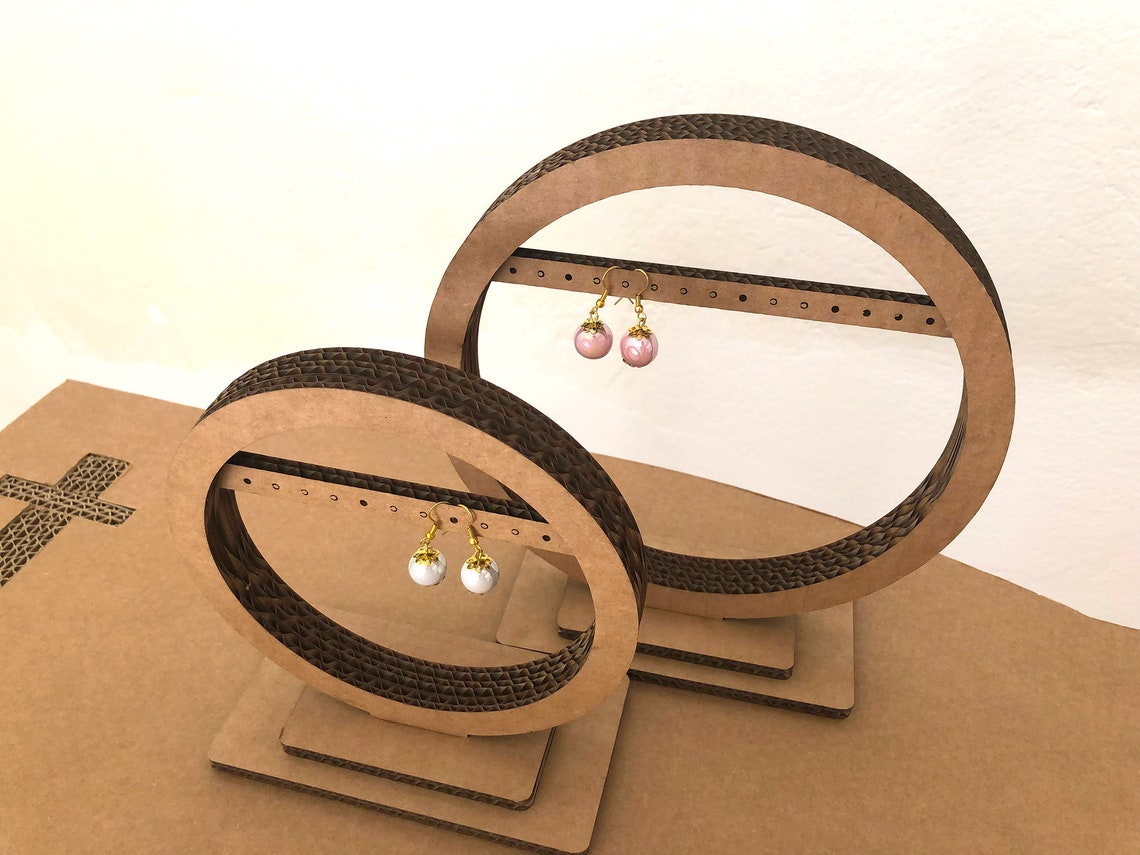 Earring holder Cardboard earring display earring organizer Etsy