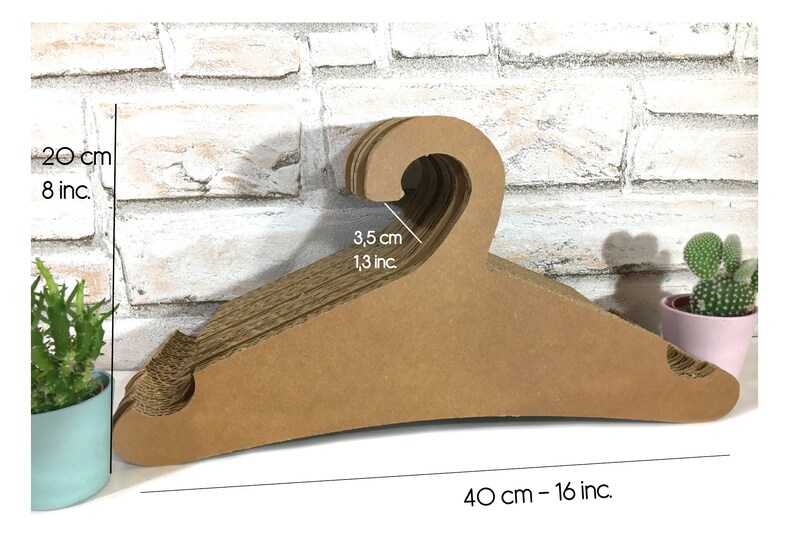 100 Cardboard clothes hanger personalized hanger cardboard Etsy