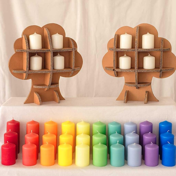 Espositore Albero con Mensole in Cartone – Display da Banco Eco per Fiere, Vetrine, Negozi e Artigianato