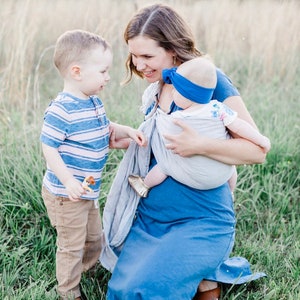 Bibetts Pure Linen Ring Sling Baby Carrier oatmeal CPSIA