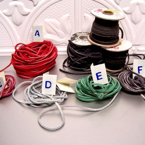 New Old Stock Real Leather suede lacing