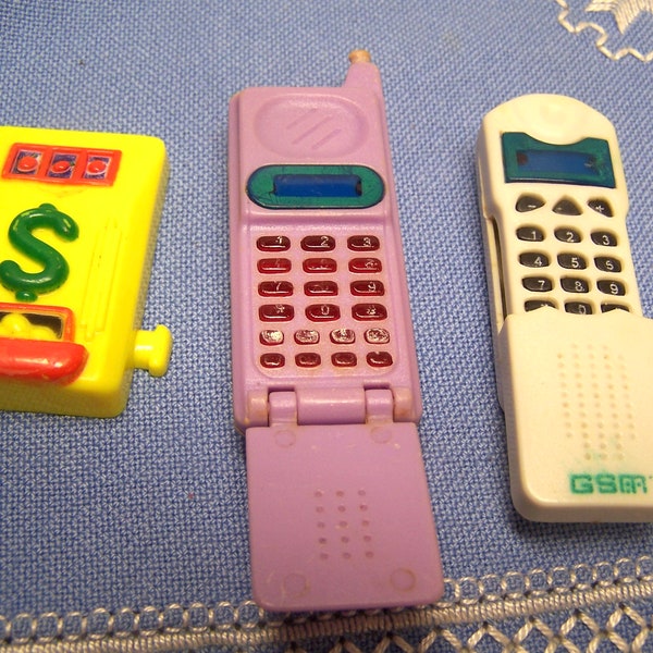 Vintage Doll Scale phones for American Girl or 17-18" fashion dolls