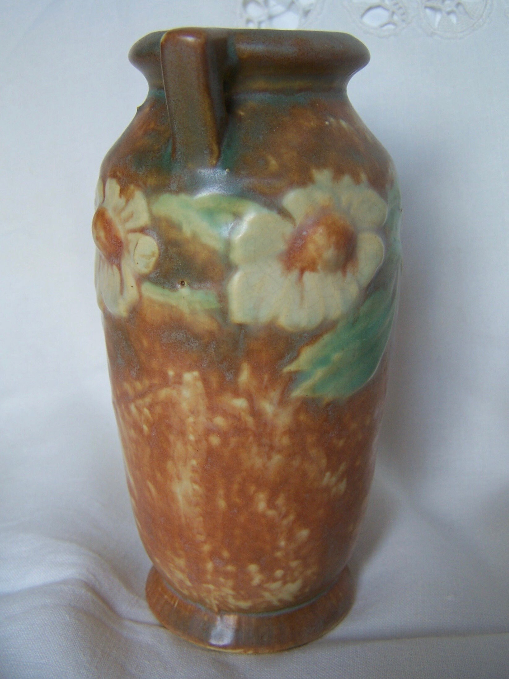 Roseville Dahlrose Vase 1920's Etsy