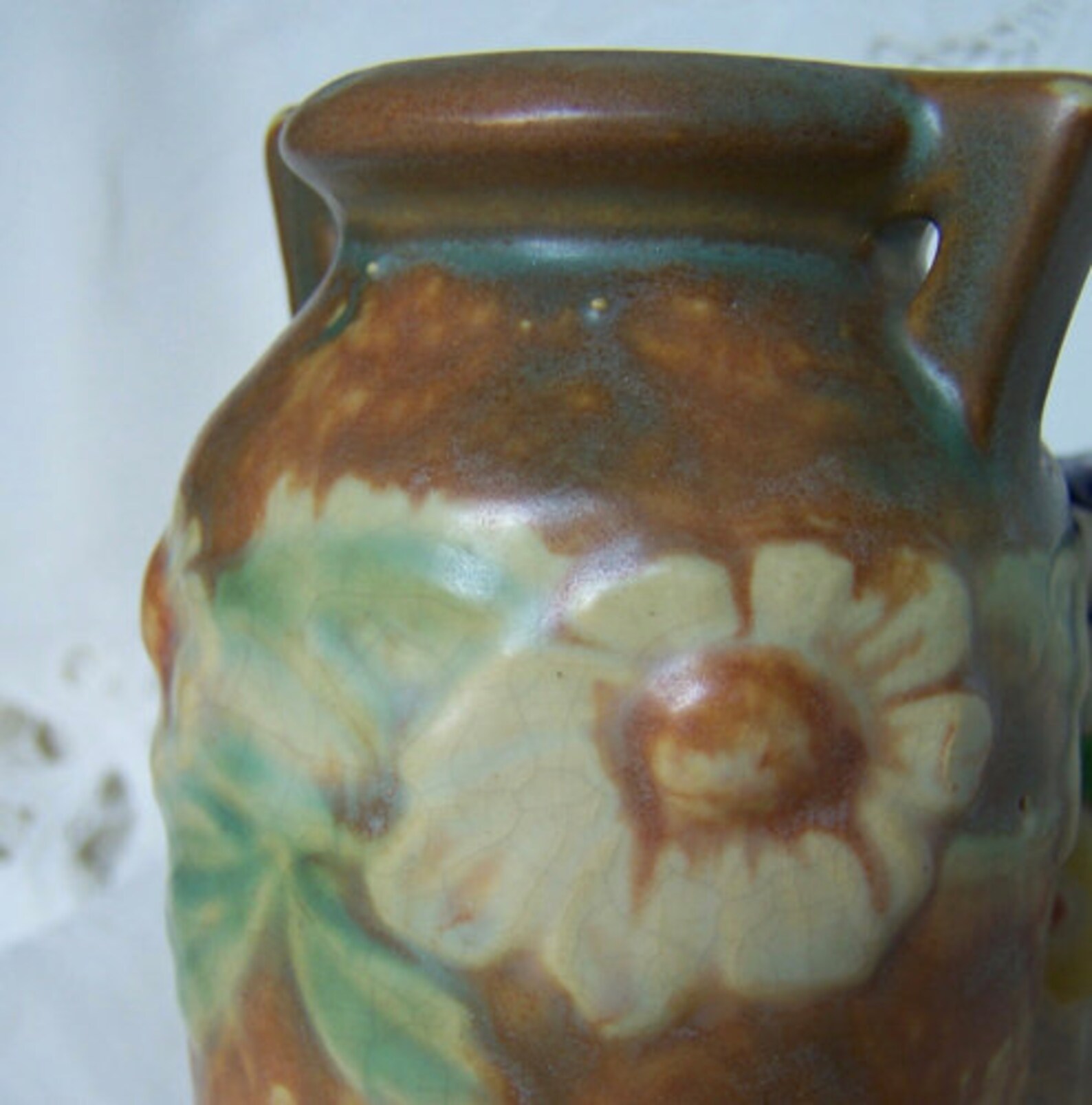 Roseville Dahlrose Vase 1920's Etsy