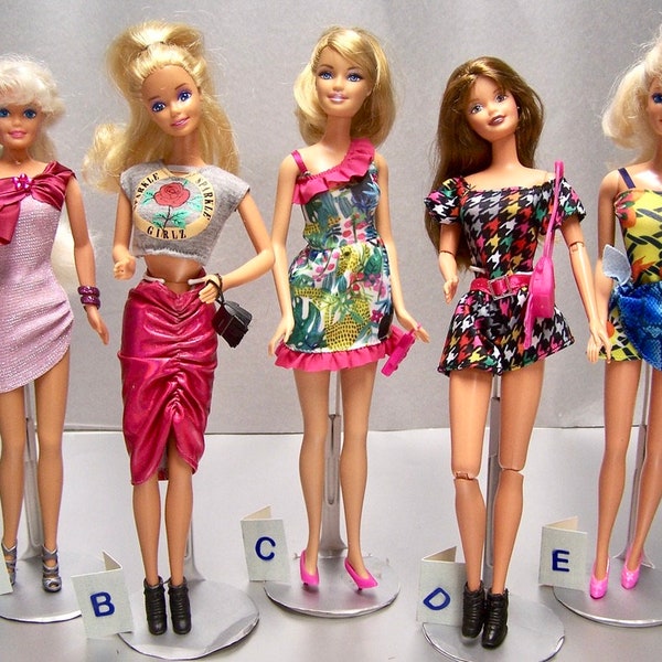 Choose one of Two Redressed Vintage Barbie Dolls