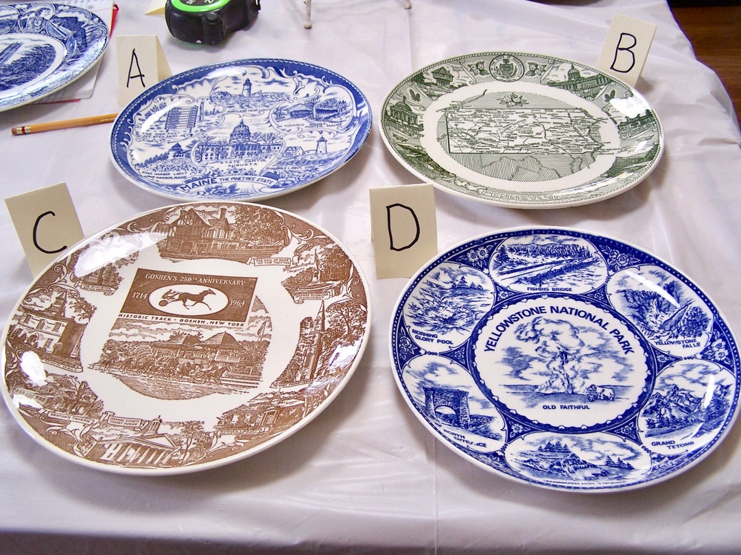 Goshen NY Yellowstone Plates Etsy