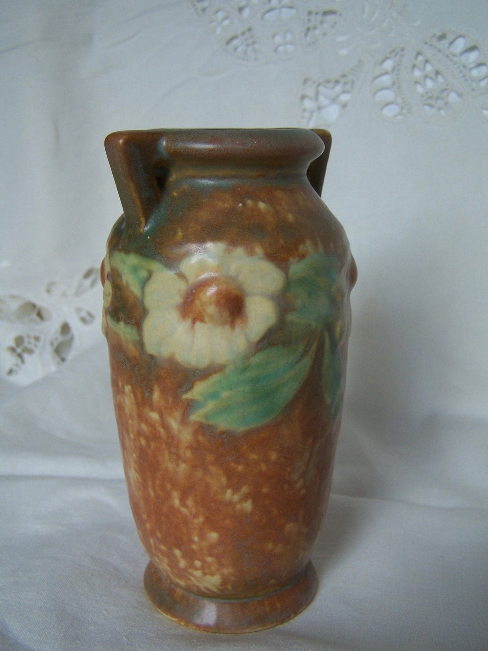 Roseville Dahlrose Vase 1920's Etsy