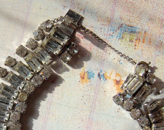 Kramer of New York crystal rhinestone bracelet 19… - image 2