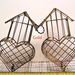 Vintage Craft Wire-ware Birdcages made in Texas in the 1980s New/Oldstock