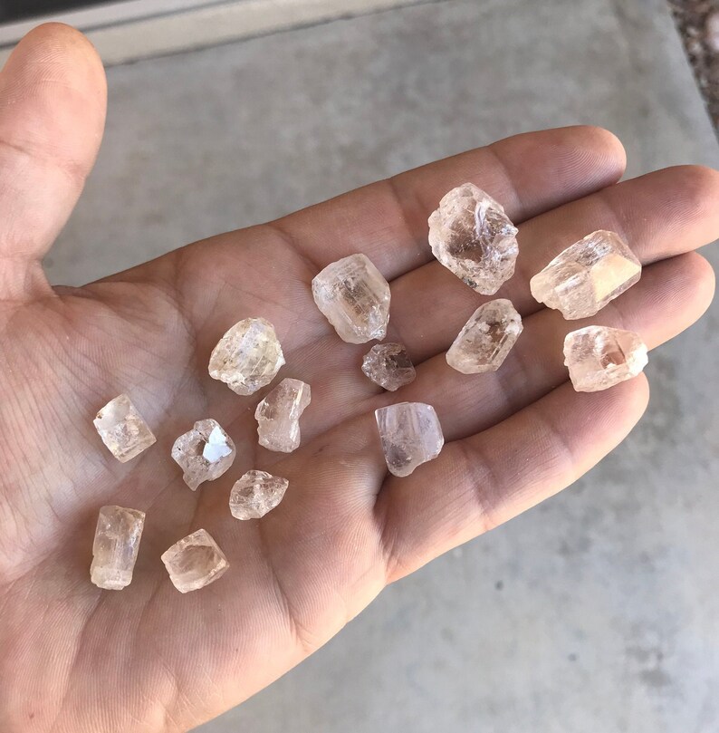 ALL 45 grams Natural Topaz Crystals