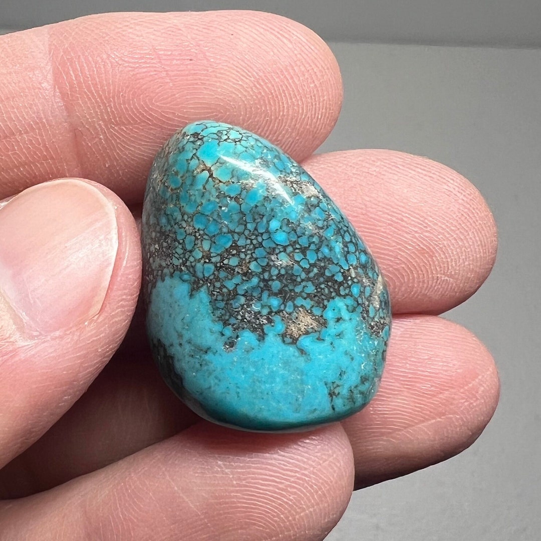 Polished Natural Cloud Mountain Turquoise - Etsy