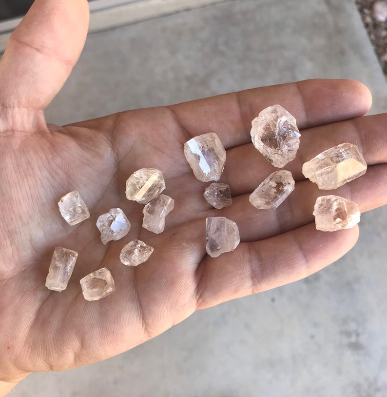 ALL 45 grams Natural Topaz Crystals