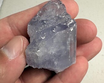 Cristallo di kunzite naturale grezza, 53,5 grammi