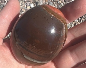 Polychrome Jasper Palm Stone