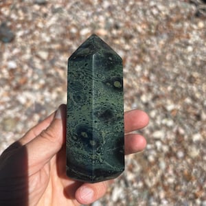 Kambaba Jasper Tower Generator Obelisk Point