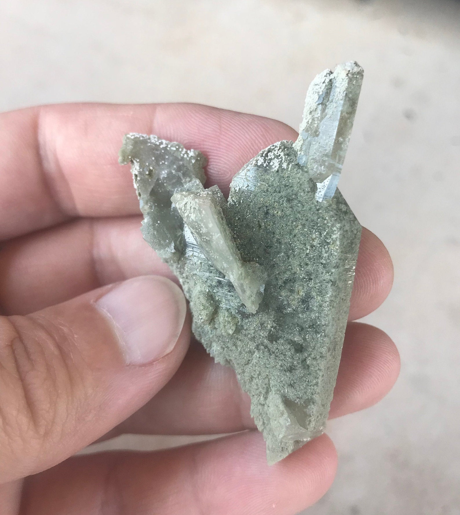 Chlorite Quartz Etsy