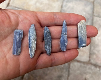 ALL 5 Blue Kyanite Blades