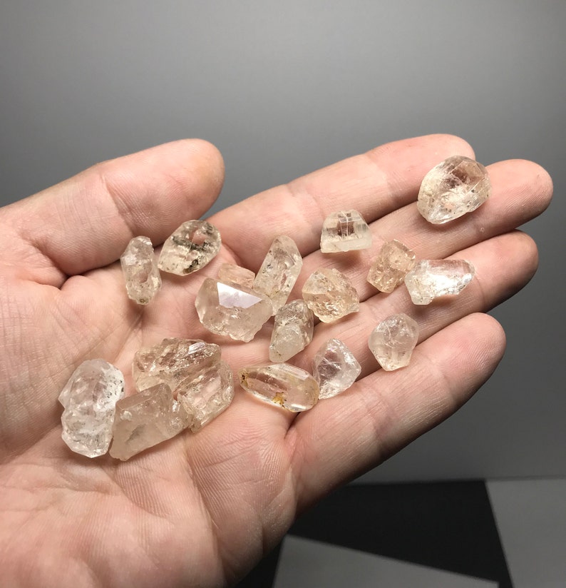 ALL 54.5 grams shown Natural Topaz Crystals image 4