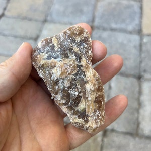 Raw honey brown Aragonite - Arizona