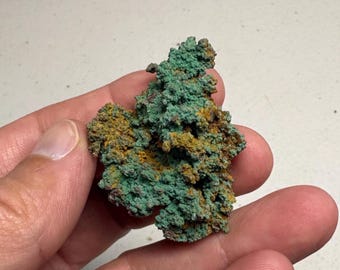Esemplare di minerale di cristallo di rame nativo naturale, miniera di Oumjrane, Marocco