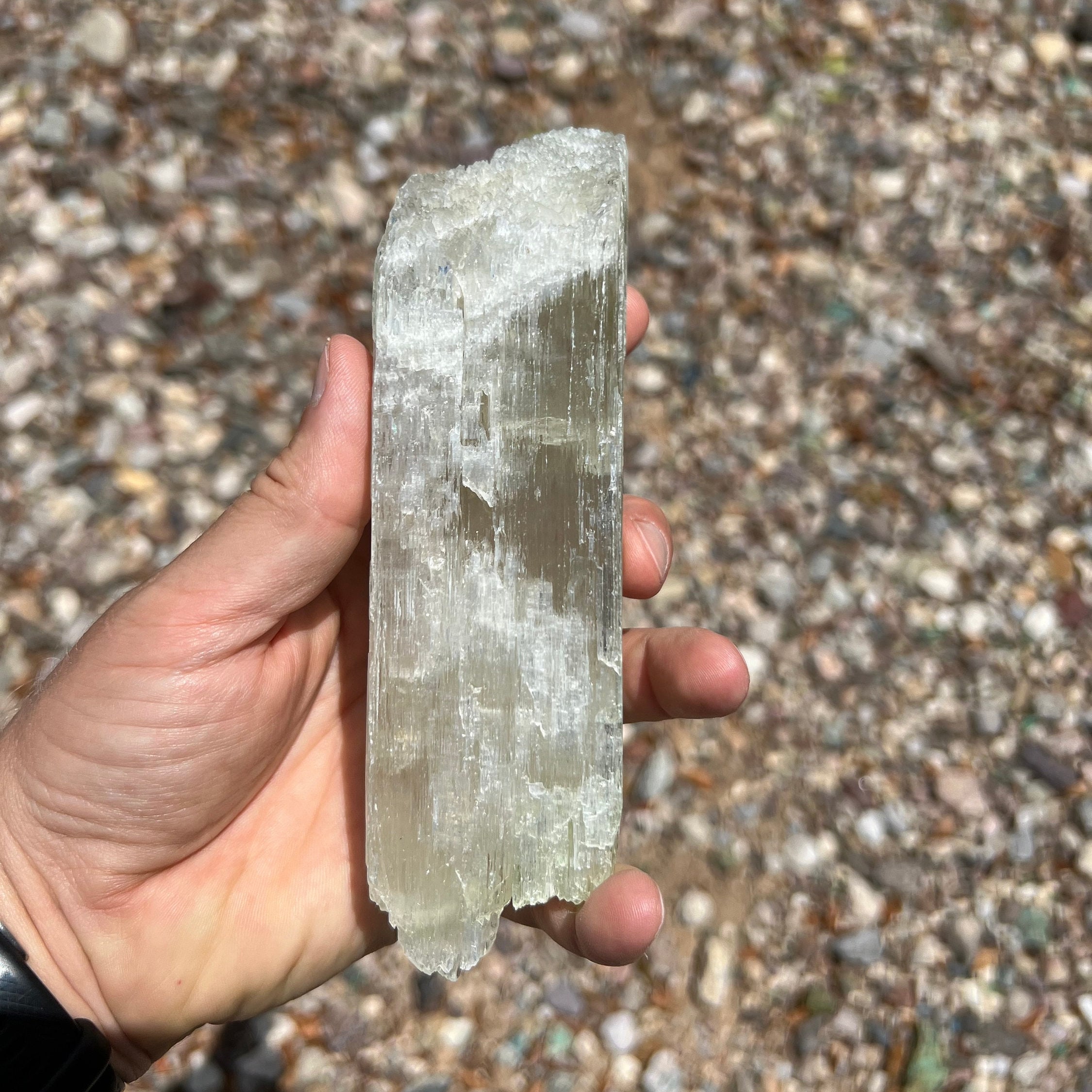 674 Grams Triphane Spodumene Kunzite Crystal