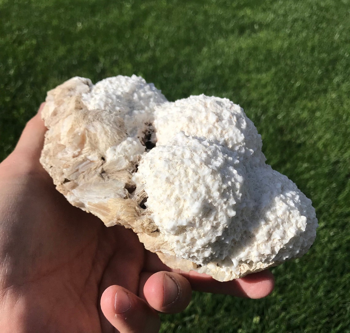 Mordenite Balls with Stilbite zeolite crystal mineral Etsy