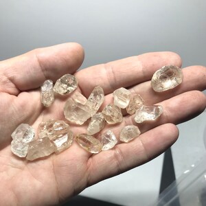 ALL 54.5 grams shown Natural Topaz Crystals image 6